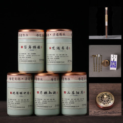 Wholesale Ceramic Bottle 20g Incense Powder Tool Set, Centennial Sandalwood Pear Incense, Ambergris Incense Cones, Perfume Craft Supplies