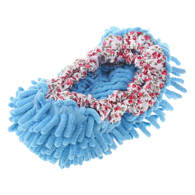Manufacturer Wholesale Removable and Washable Floor Mopping Slippers Shoe Covers Chenille Shoe Covers Lazy Floor Mopping Shoe Covers Mop Covers Cleaning