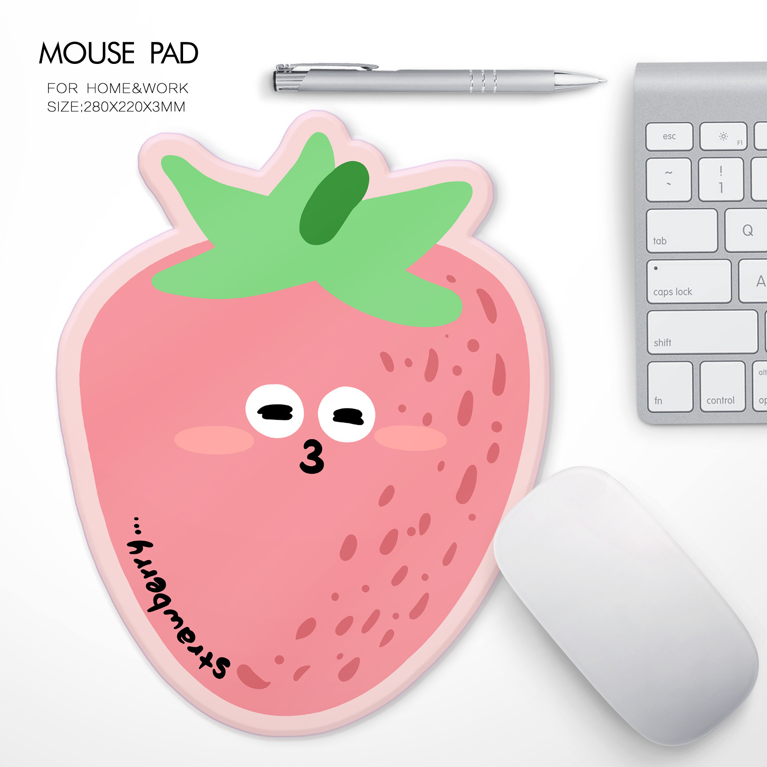 Tappetino per mouse Alien Fruit Office Cartoon INS Style Dopamine Colorway_voghion.com