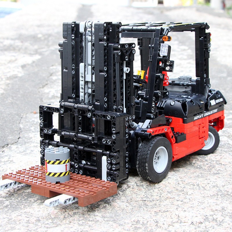 Yuxing modelo rey 13106 ingeniería serie apilador de control remoto bloque de construcción modelo de juguete coche de alta dificultad montaje Niño