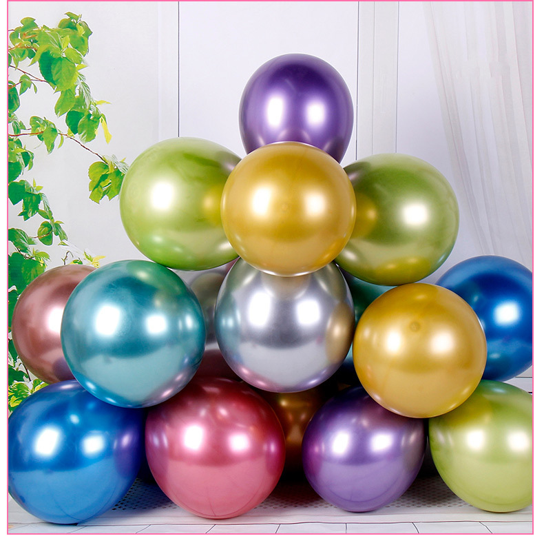 5 inch 10 inch 12 inch 18 inch metal balloon manufacturer wedding room decoration birthday party thickened cross-border balloon wholesale