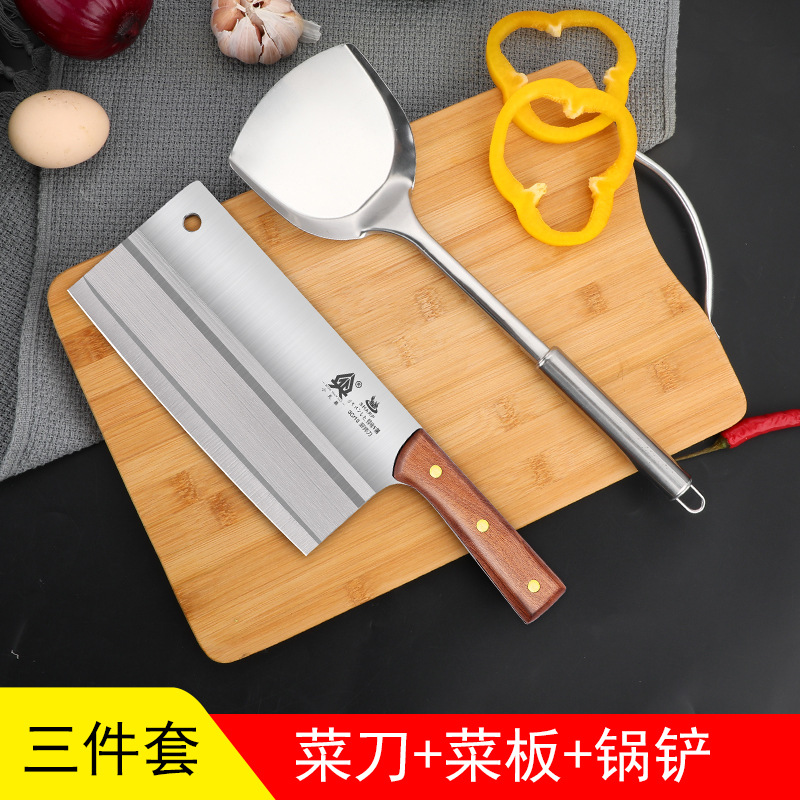 부엌 칼, 도마, 주걱 3 종 세트-60-cm-107mm 이상 19.5