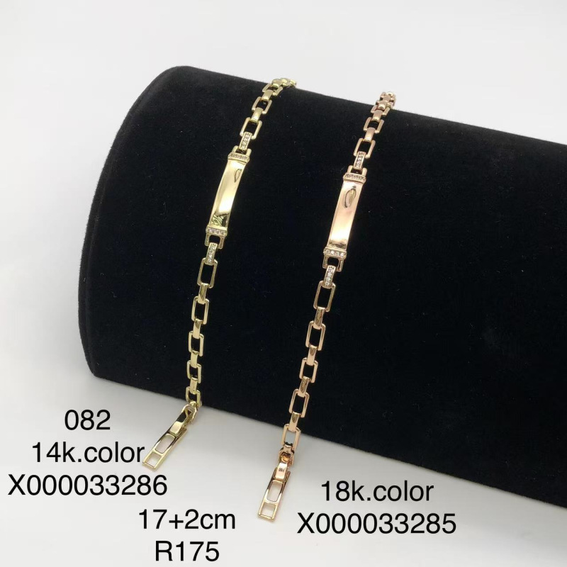 Pulsera con Eslabones de Gota de Aleación de Zinc