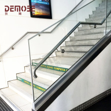 出口楼梯栏杆 地铁玻璃护栏 无立柱玻璃栏杆楼梯按实际规格计算