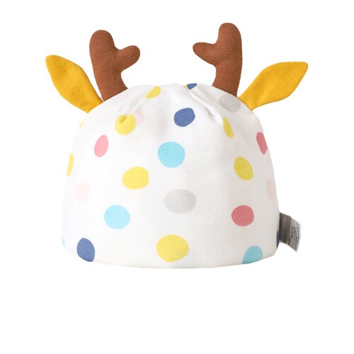 Newborn Bonnet Spring and Autumn Season 0-3 Months Ultra Cute Baby Hooded Cap Hospital Hat Infant Hat Forehead Cover