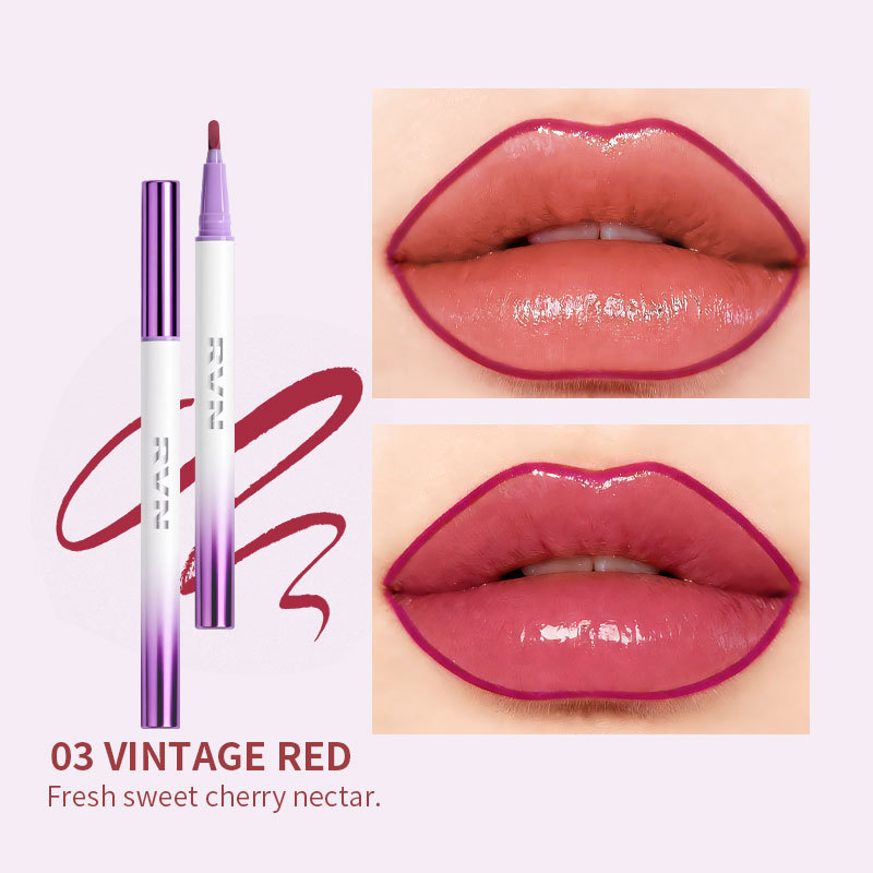 RVN lápiz de delineador labial, labios gordurosos, labios gordurosos, Europa y América, maquillaje transfronterizo, lápiz labial delineado, fábrica directa al por mayor