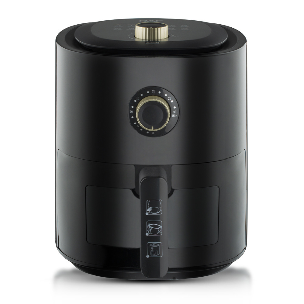 Freidora de aire visual transfronteriza estándar europea RAF horno multifunción doméstico 4L freidora eléctrica automática de gran capacidad