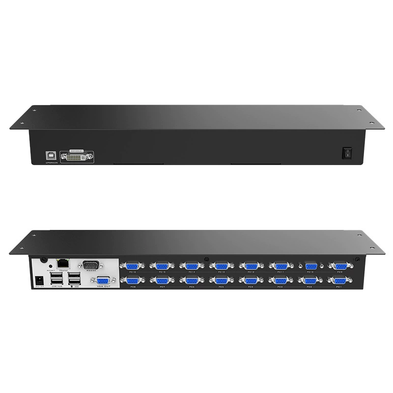 Magoto's 17-inch LED with screen IP remote KVM switch VGA matrix 98 key 1708ul-IP