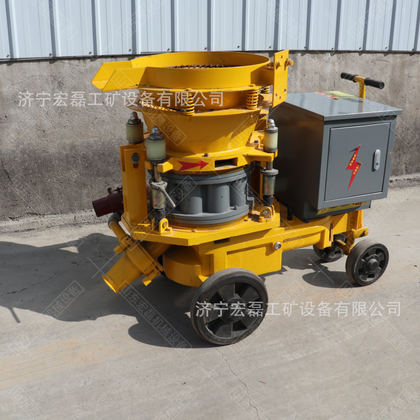 混凝土喷浆机隧道护坡干式喷射机PZ-6井下防爆湿喷机山体喷锚机