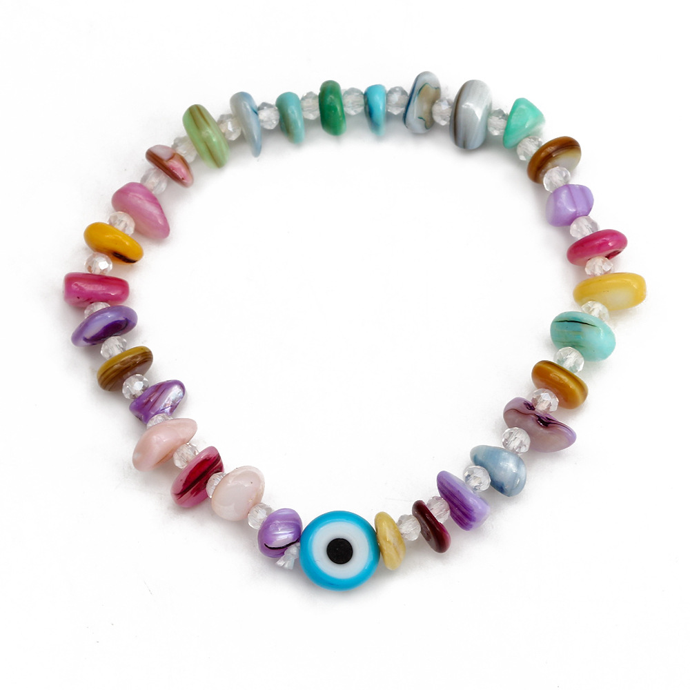 Fashion Eye Copper Inlay Zircon Bracelets 1 Piece