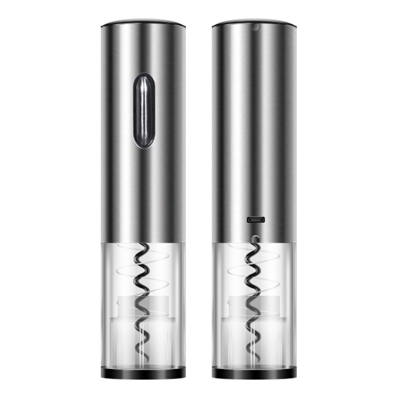 镭雕LOGO批发电动开瓶器 自动电动红酒开瓶器 葡萄酒酒具充电套装