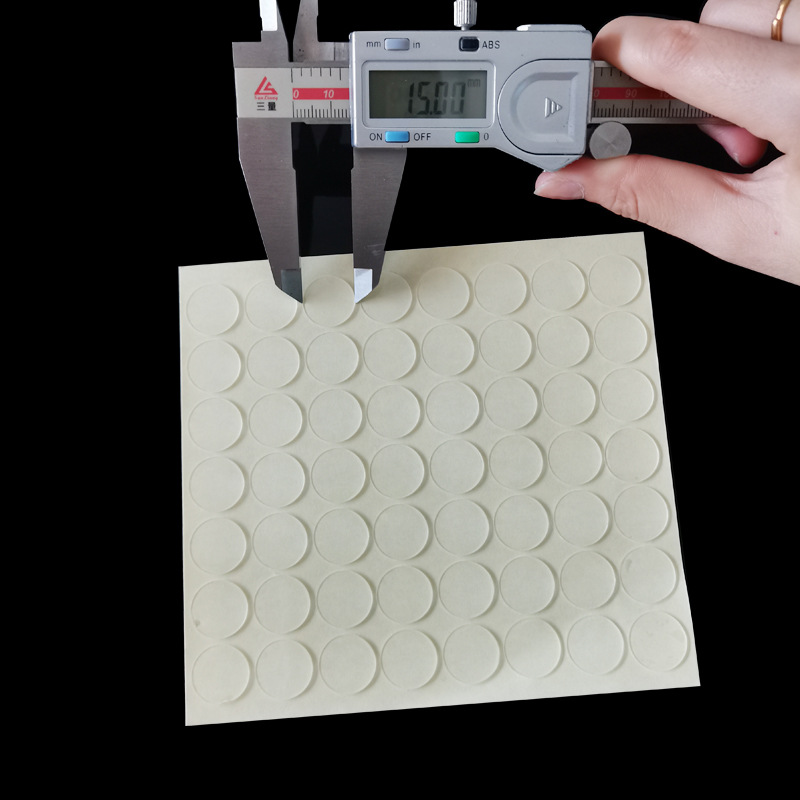 Pegamento de jalea punto pegatinas muñeca del hogar juguete sin costuras adhesivo de doble cara resistente a la temperatura extraíble acrílico fuerte adhesivo de doble cara