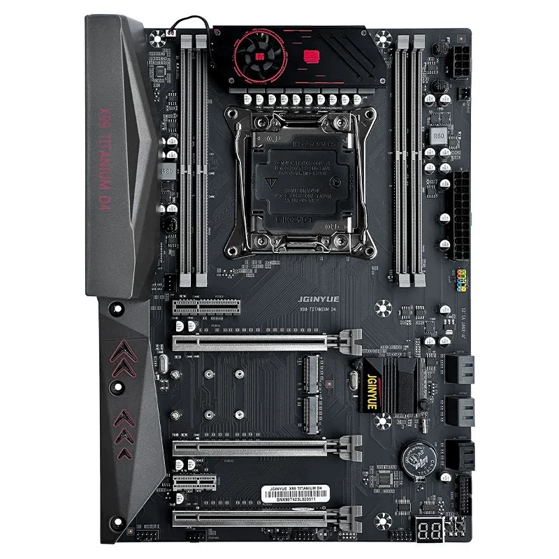 Новая материнская плата Jingyue X99 X99-Ti D4 Plus 4 канала 10 слоев PCB 8 элементов питания