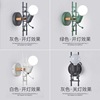 北欧壁灯卧室创意个性艺术小人爬楼梯灯墙灯过道走廊儿童房床头灯|ms