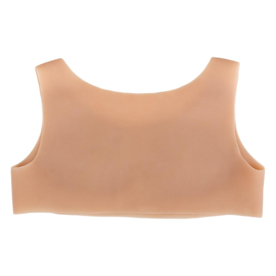 Los apoyos del maquillaje de los hombres engrosaron el músculo falso del pecho del silicón Traje corto del músculo del cuello redondo modificaron el vestido de las mujeres cosplay de los hombres