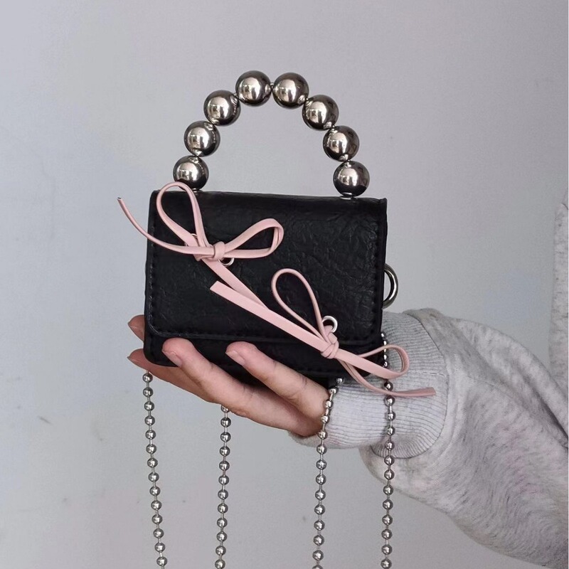 2025 New Shoulder Designer Headphone Bag Crossbody Bag Mori Cute Chain Bag Mini Niche Bow Fashion 2025 New Shoulder Designer Headphone Bag Crossbody Bag Mori Cute Chain Bag Mini Niche Bow Fashion