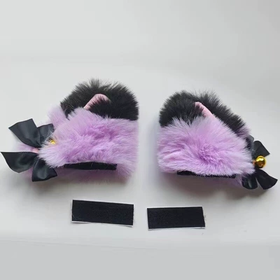 Motosiklet dəbilqələri – New Style Color-Blocked Helmet with - light-purple-black