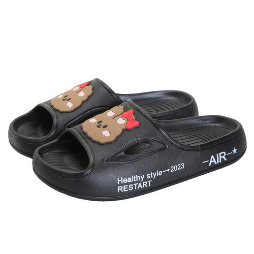 New Cute Slippers for Women Summer Outdoor Wear Indoor Home Non-slip Soft Thick Soled Ladies Sandals Slippers