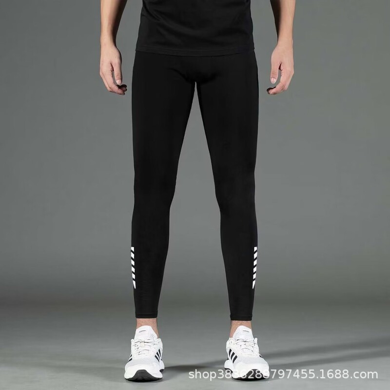 Amazon Cross-Border European and American Men's Sports Compression Quick-Dry Fitness Running Training Long Pants for Basketball and Football Amazon Cross-Border European and American Men's Sports Compression Quick-Dry Fitness Running Training Long Pants for Basketball and Football