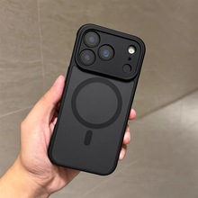新款iPhone17promax手机壳适用苹果17肤感磨砂磁吸高级感简约16男