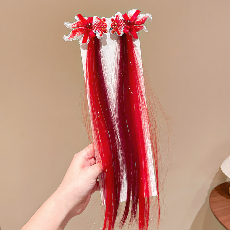 Nuevo clip de peludo para niños, accesorios para el cabello, tocado para niñas, horquilla, horquilla de lazo para bebé, pony, lindo