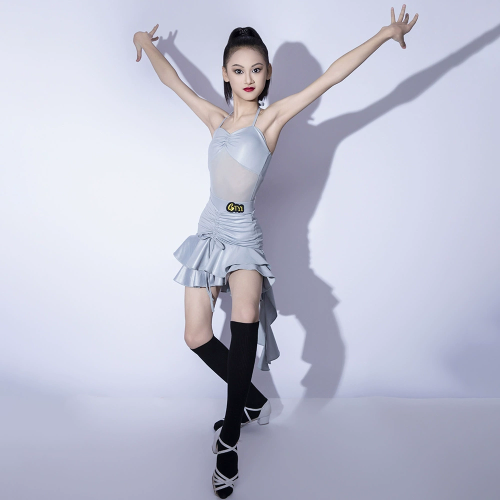 Новая летняя одежда для латиноамериканских танцев GTYDANCE2025 для девочек, одежда для тренировок и выступлений, L25041