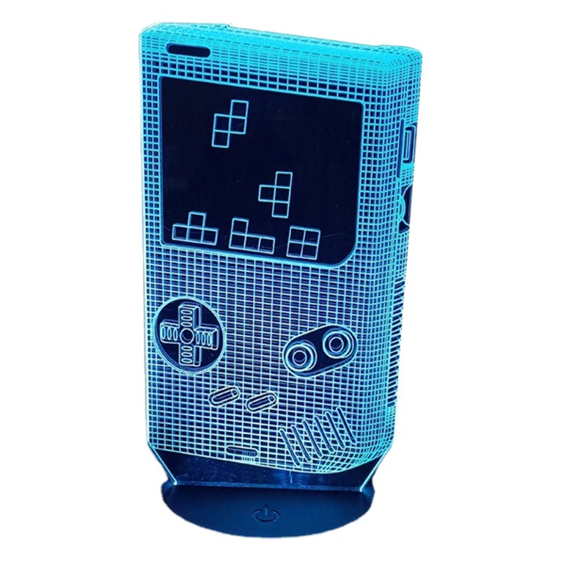 Creativo e-sports atmósfera luz juego manejar 3D luz de la noche XBOX luz decorativa LED7 color contaminación lumínica fábrica de ventas directas