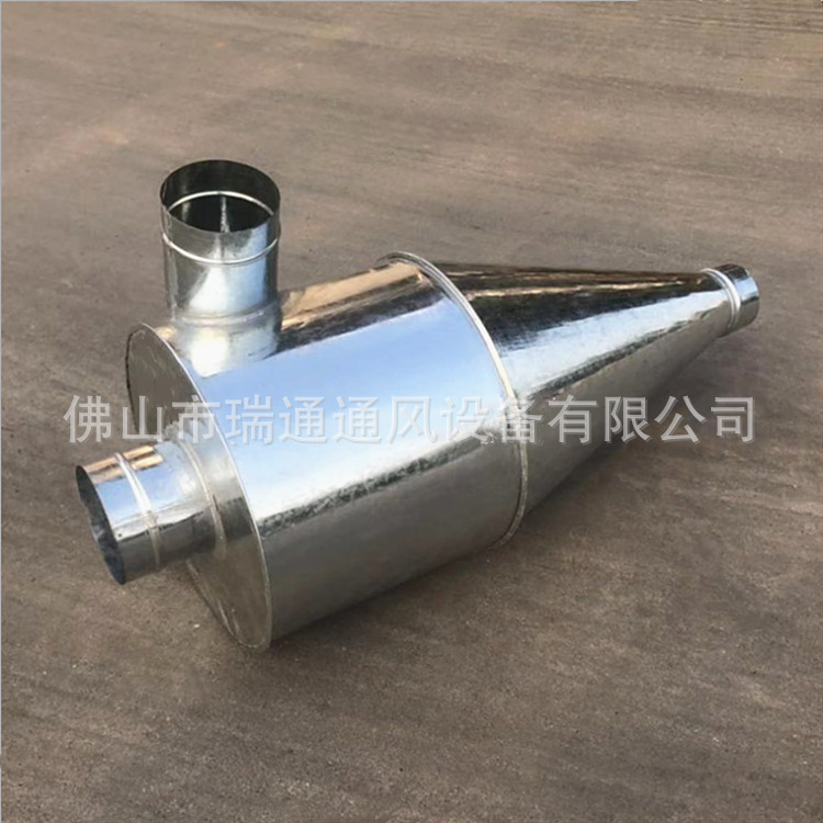 广州螺旋风管厂家直供沙克龙除尘器工业用除尘器 镀锌异形三通