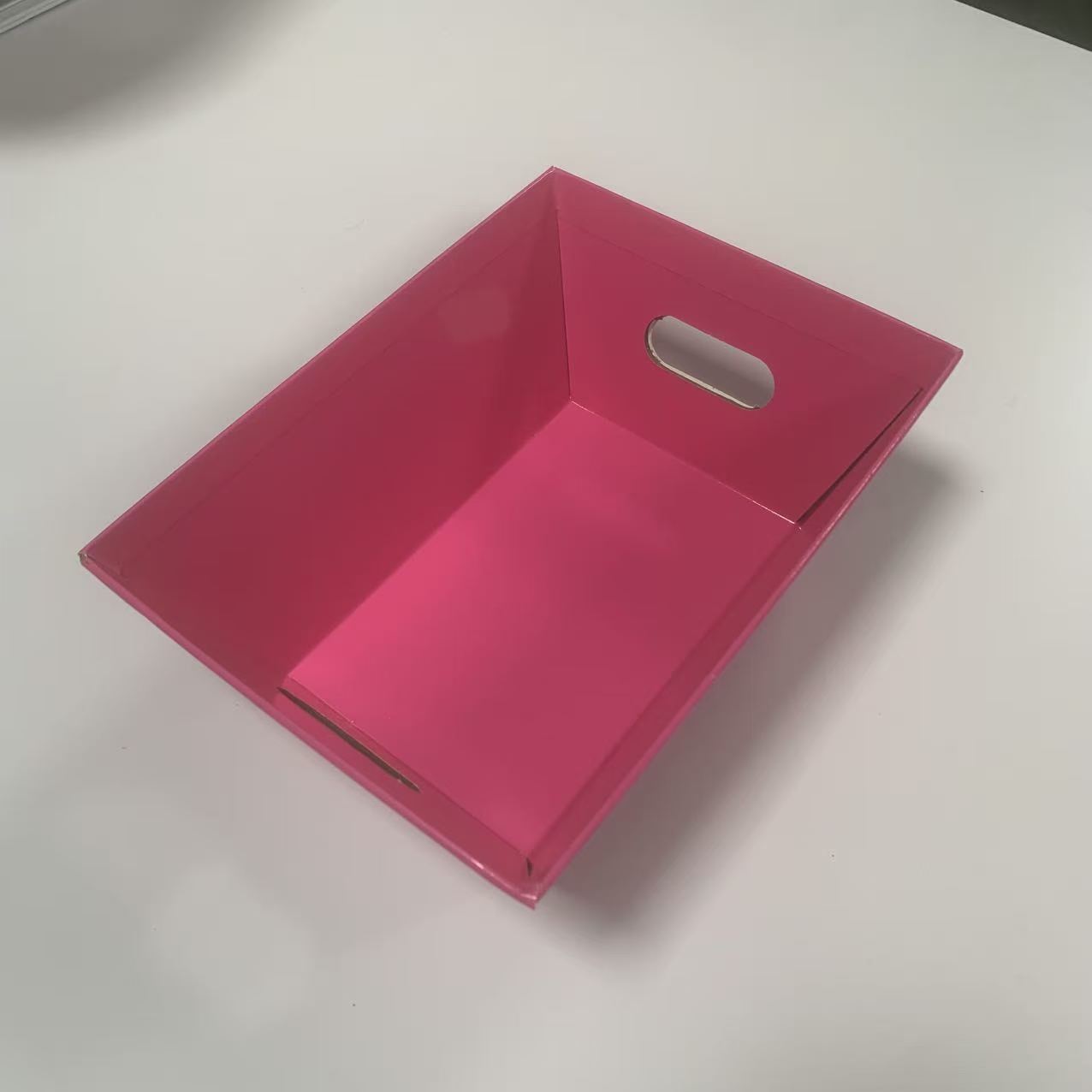 Caja de almacenamiento prefabricada del fabricante original, caja de regalo para frutas, caja de almacenamiento para snacks y artículos diversos, cesta de regalo creativa, caja de almacenamiento trapezoidal image 16