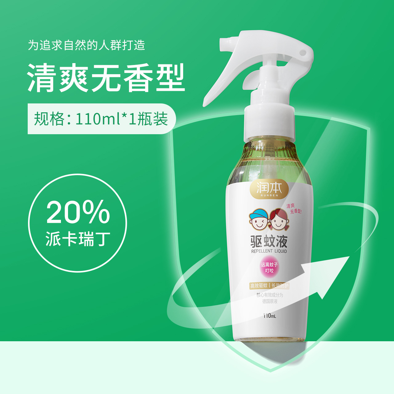 Mosquito repellent fluid, 110 ml