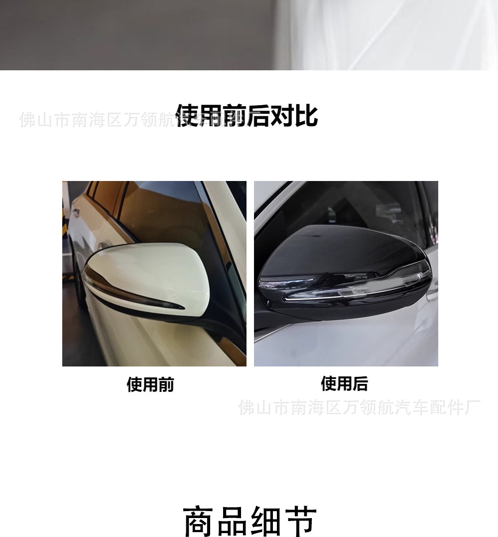 Suitable for Mercedes-Benz g Gle Gls Class G63/500 W464 167 Carbon Fiber Pattern Replacement Rearview Mirror Housing Cover