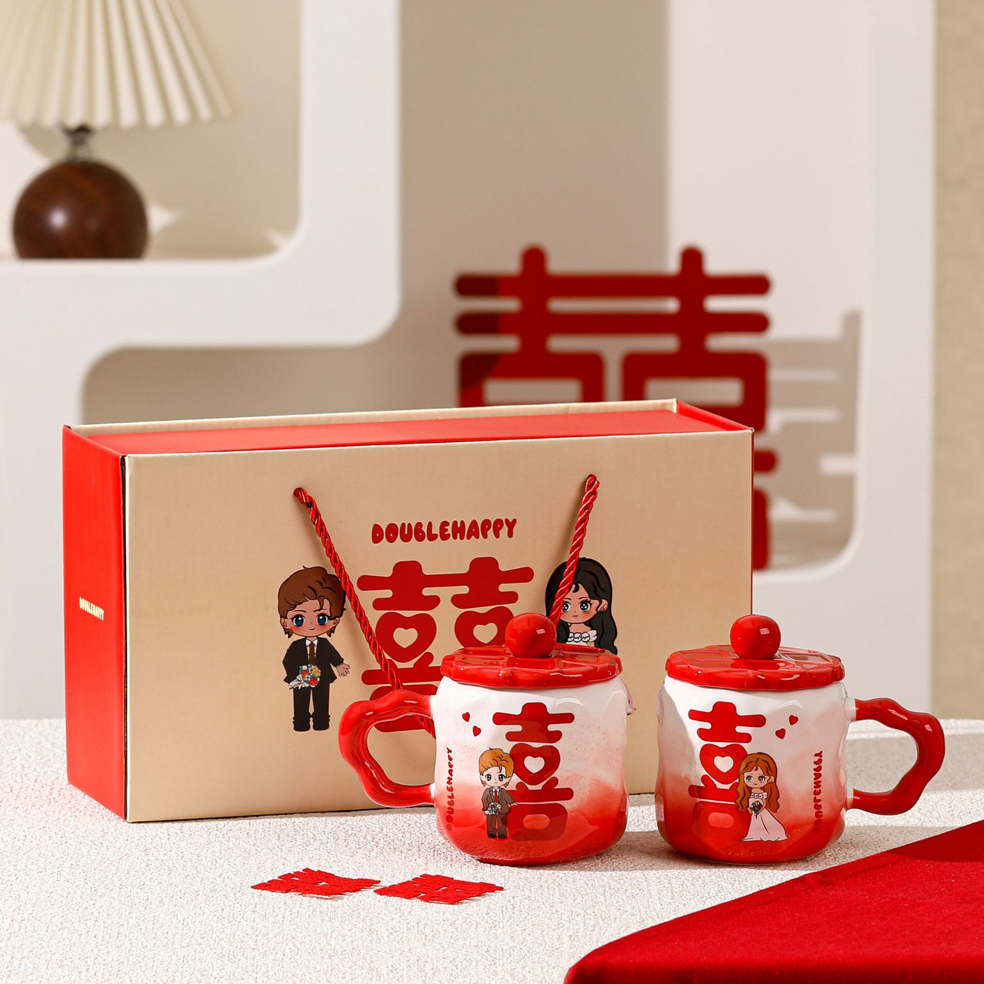 Regalos de bodas para novios, bodas prácticas para tazas de nicho, sentimientos de alta calidad, novias, amigos comprometidos, amigos de alta calidad.