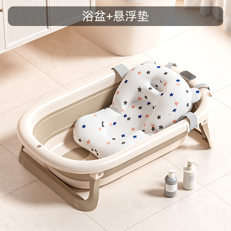 ベビーバスタブ 赤ちゃんは座ったり横になったりできる 幼児用家庭用温度感知バスタブ 新生児用折りたたみ式バスタブ|undefined