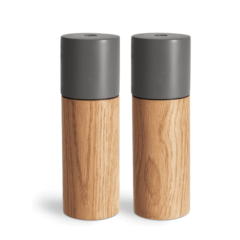 Molino de pimienta de madera para el hogar molino de pimienta manual ajuste inferior molino de pimienta herramientas de cocina