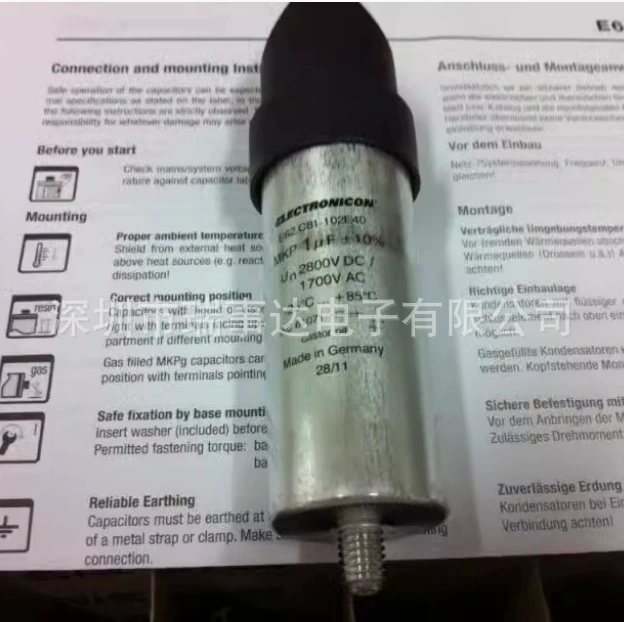 Оригинальный ELECTRONICON E62.C81-102E40 MKP 1UF конденсаторы