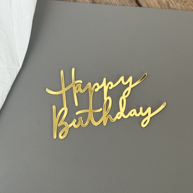 クロスボーダーins風アクリル誕生日おめでとうケーキ装飾ケーキ側面装飾パーティー用品ケーキ装飾品|undefined
