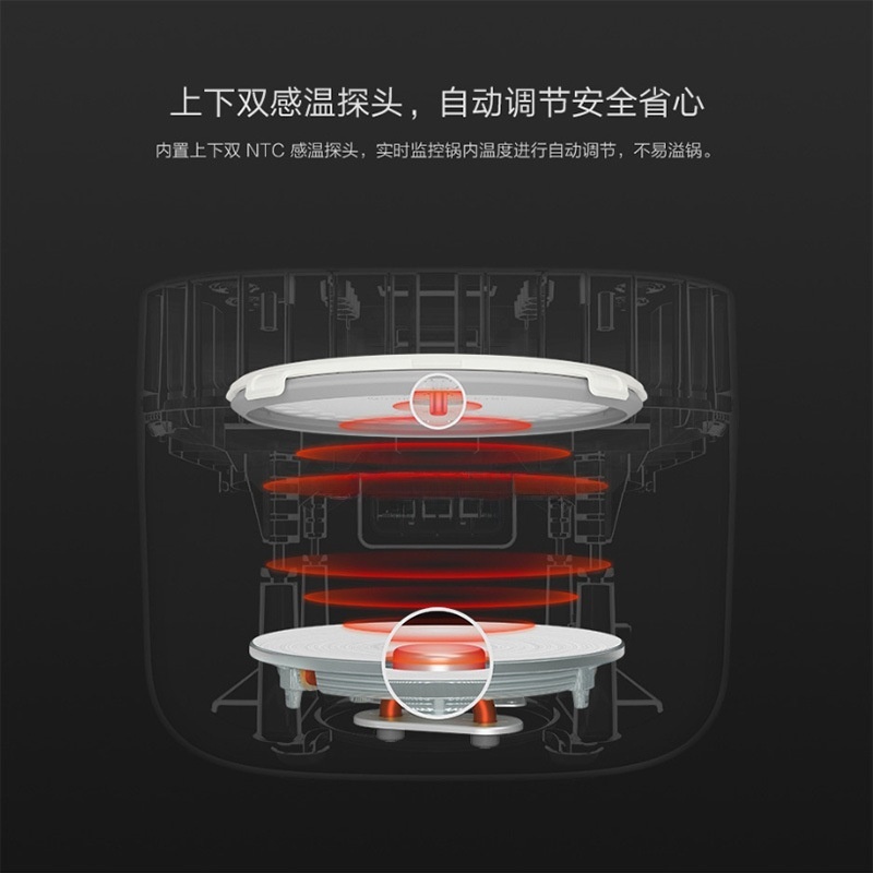 Xiaomi 炊飯器 C1/3L4L 家庭用 1-3 人用スマート多機能スープと炊飯ノンスティックポット米家炊飯器|undefined