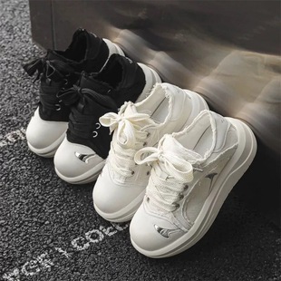 Sports and Leisure Couple Shoes, Celebrity Same Style Smiling Face Big Toe Shoes, Same Style Summer Thick-Soled Heightening Shock-Absorbing Canvas Shoes for Men and Women