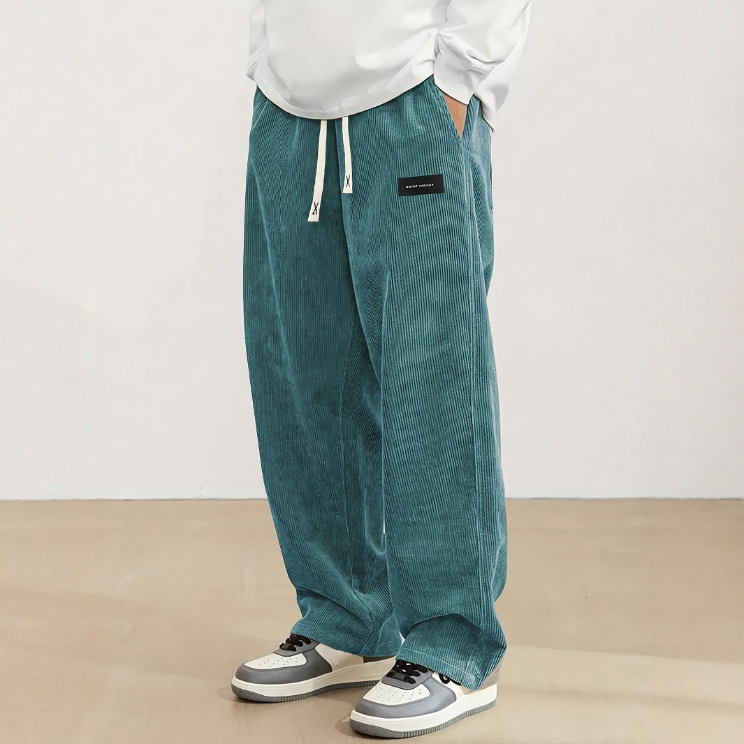 autumn corduroy trousers