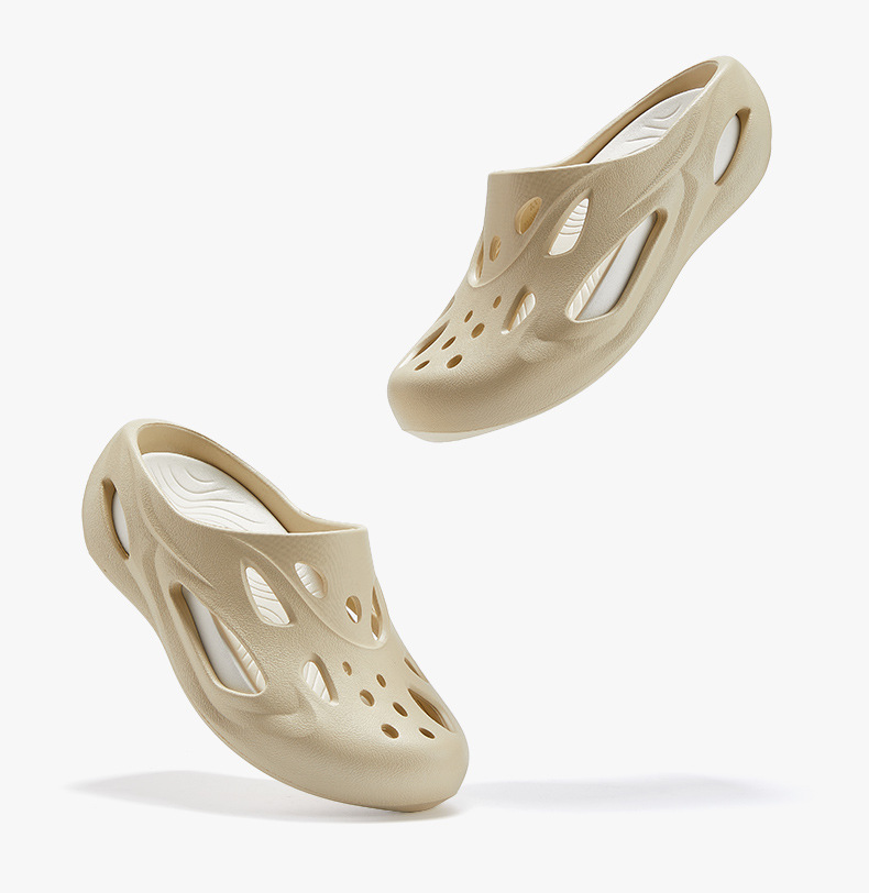 Ant Love Spring and Summer New Products Home and Outdoor Simple Colorblock Men's Hole Sandals_voghion.com