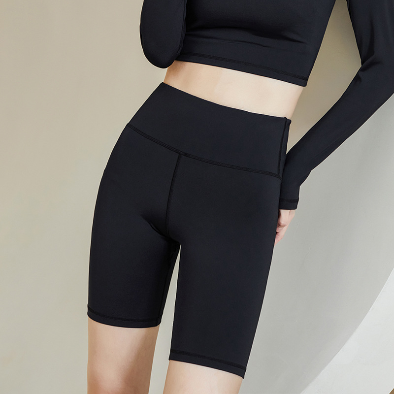 motion Bodybuilding mulberry silk Paige Tight fitting yoga shorts lady The abdomen Hip Skin-friendly ventilation Pants