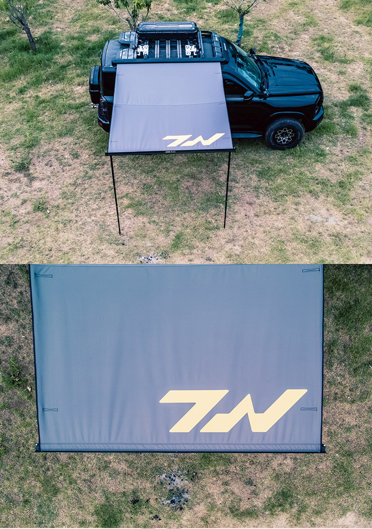 Travel Side Tent Car Roof Tent Canopy Thickened Oxford Cloth Outdoor Camping Sunshade Sunscreen Car Tent Car Side Tent