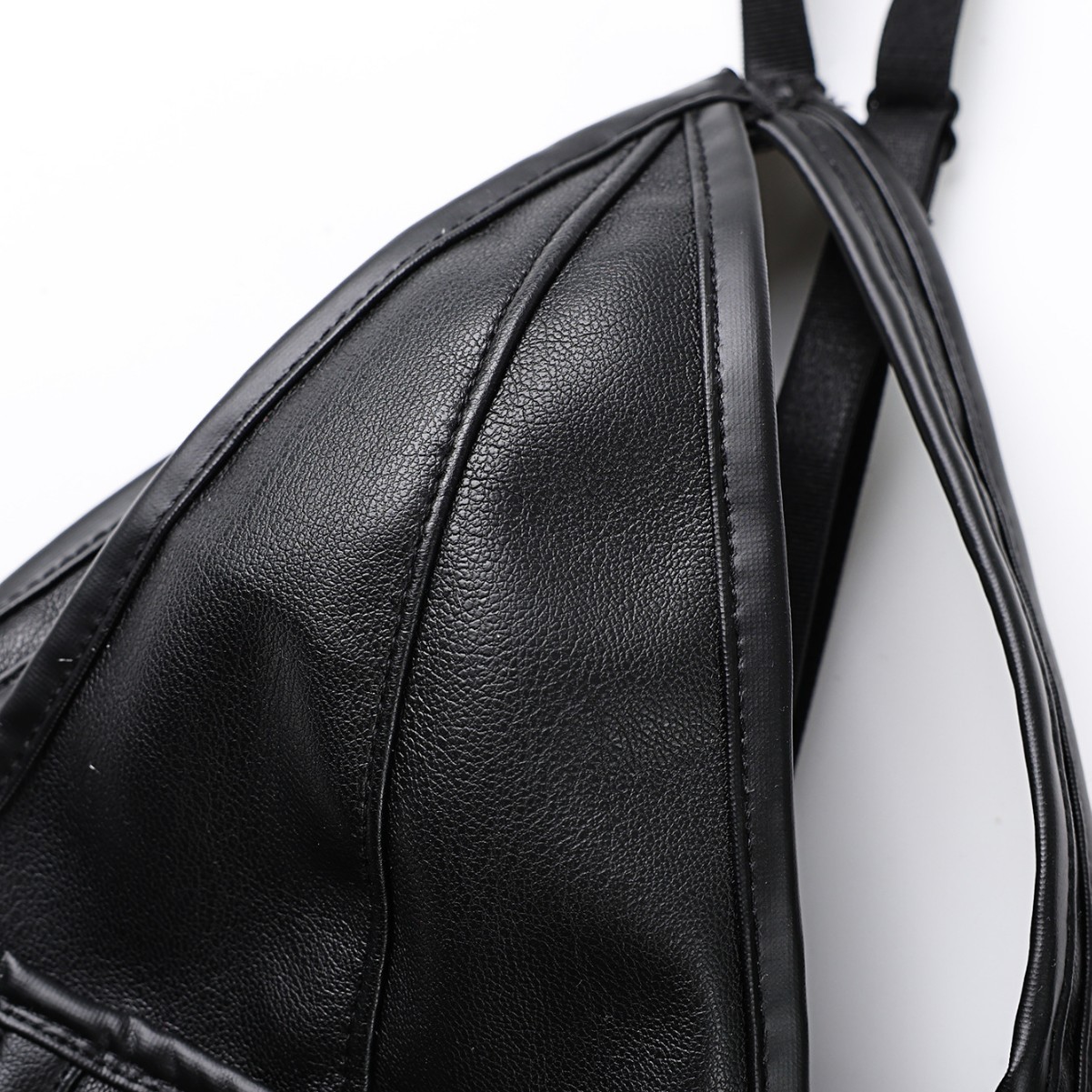 Transfronterizo nuevo cuero negro hueco temperamento sexy correa de pecho correa de hombro hermosa espalda corset corte damas molde