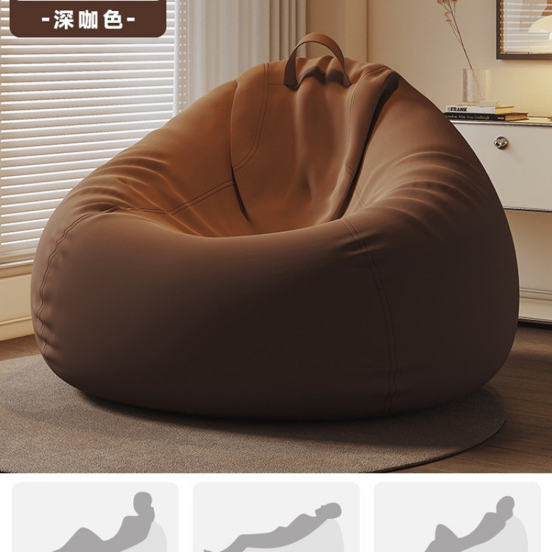 Sofá perezoso reclinado para dormir una sola persona sillón perezoso perro humano arroz dormitorio pequeño sofá bolsa de frijol sillón reclinable