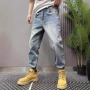 夏季青年薄款男士牛仔裤