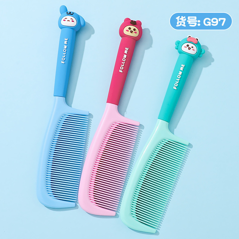 かわいいカピバラくしレディース家庭用ロングヘアストレート髪くし小さな子供女の子赤ちゃん用かわいいポータブル|undefined