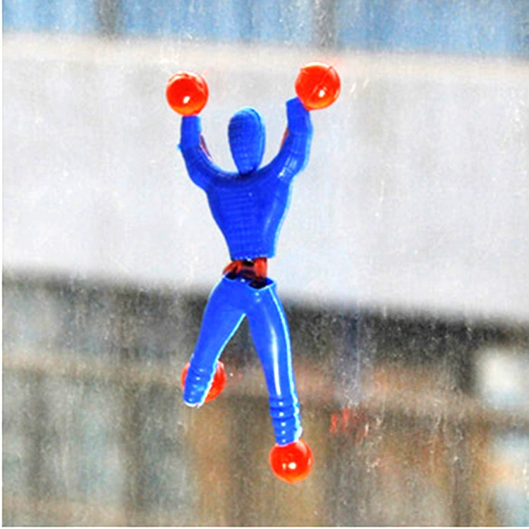 Wall-climbing Sticky Stickman Toy, Multicolour 4-pack, Small Gift, 6 g each