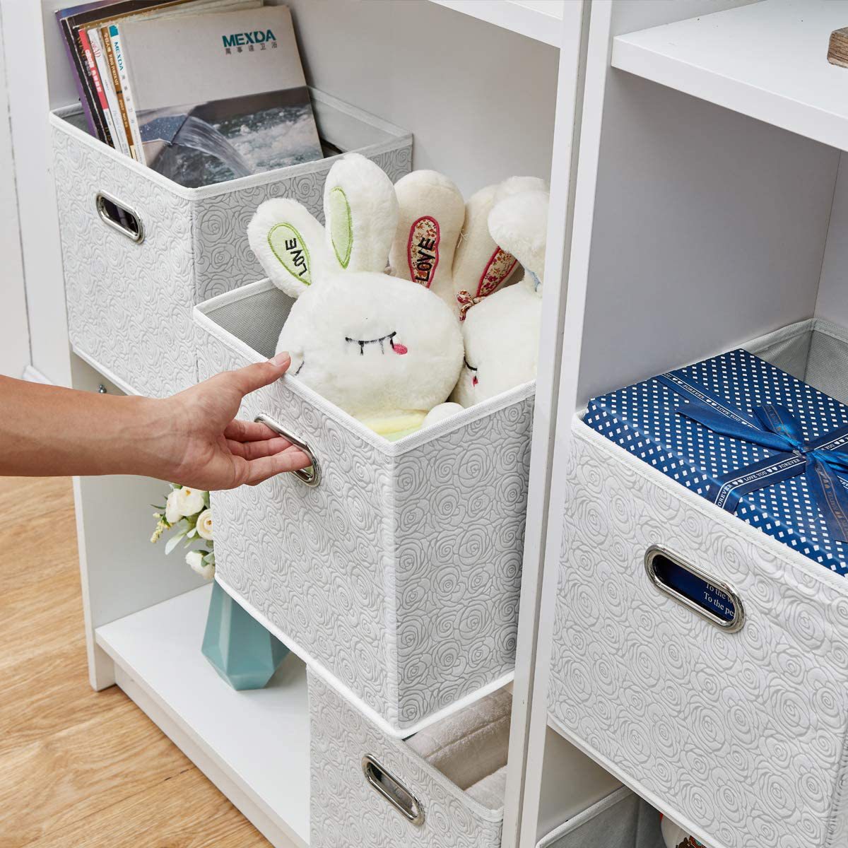 布製衣類収納ボックス折りたたみ正方形家庭用衣類収納ボックス環境に優しい不織布収納ボックス