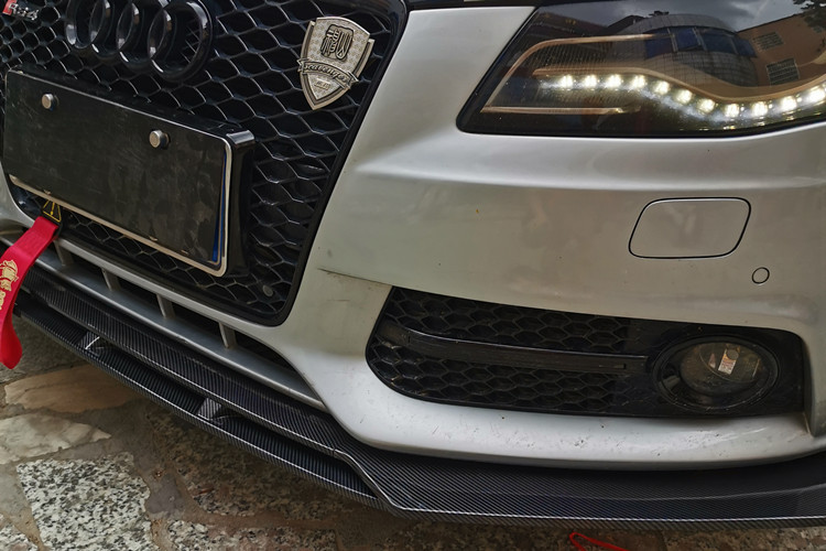 Suitable for Old Audi A3 A4L A6 Q3 Front Shovel Front Lip Spoiler Size Surround Modification and Decoration Anti-Collision