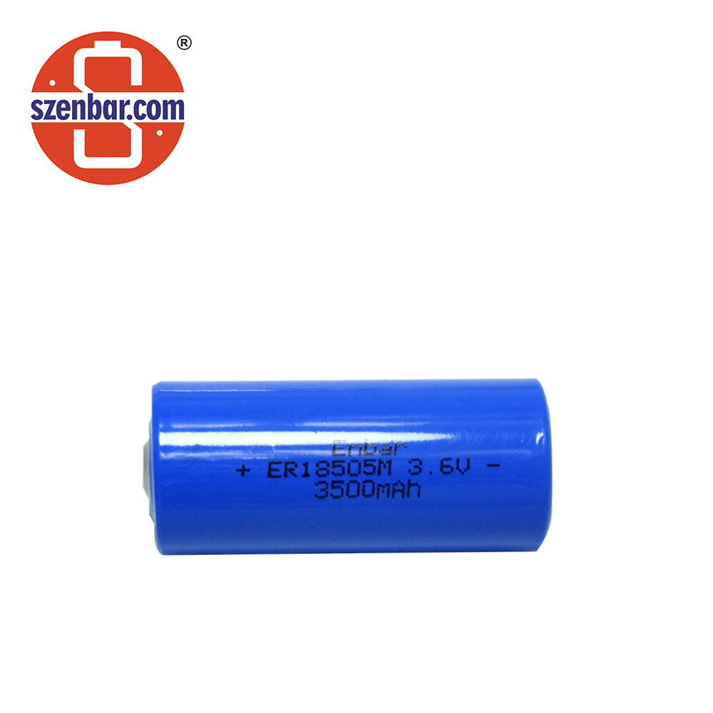 厂家制造功率型锂亚电池ER18505M 3500MAH 3.6V 仪器设备使用电池